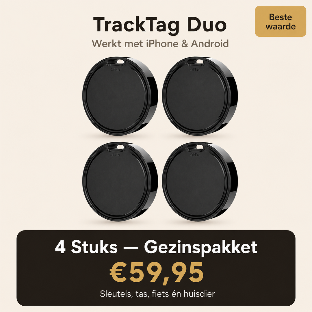 TrackTag - Nooit meer iets kwijt, of je nu iPhone of Android gebruikt