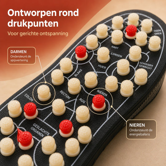 Acupressuur Massageslippers - Voor moeiteloos ontspannen voeten na een lange dag