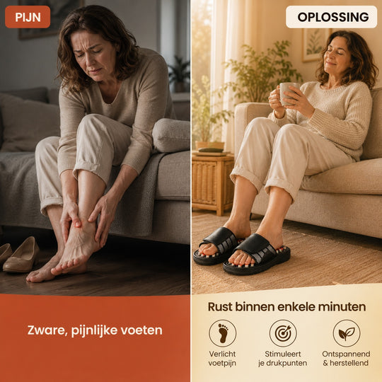Acupressuur Massageslippers - Voor moeiteloos ontspannen voeten na een lange dag