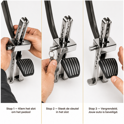 SecurePedal Pedal Lock – Your car stays where you leave it