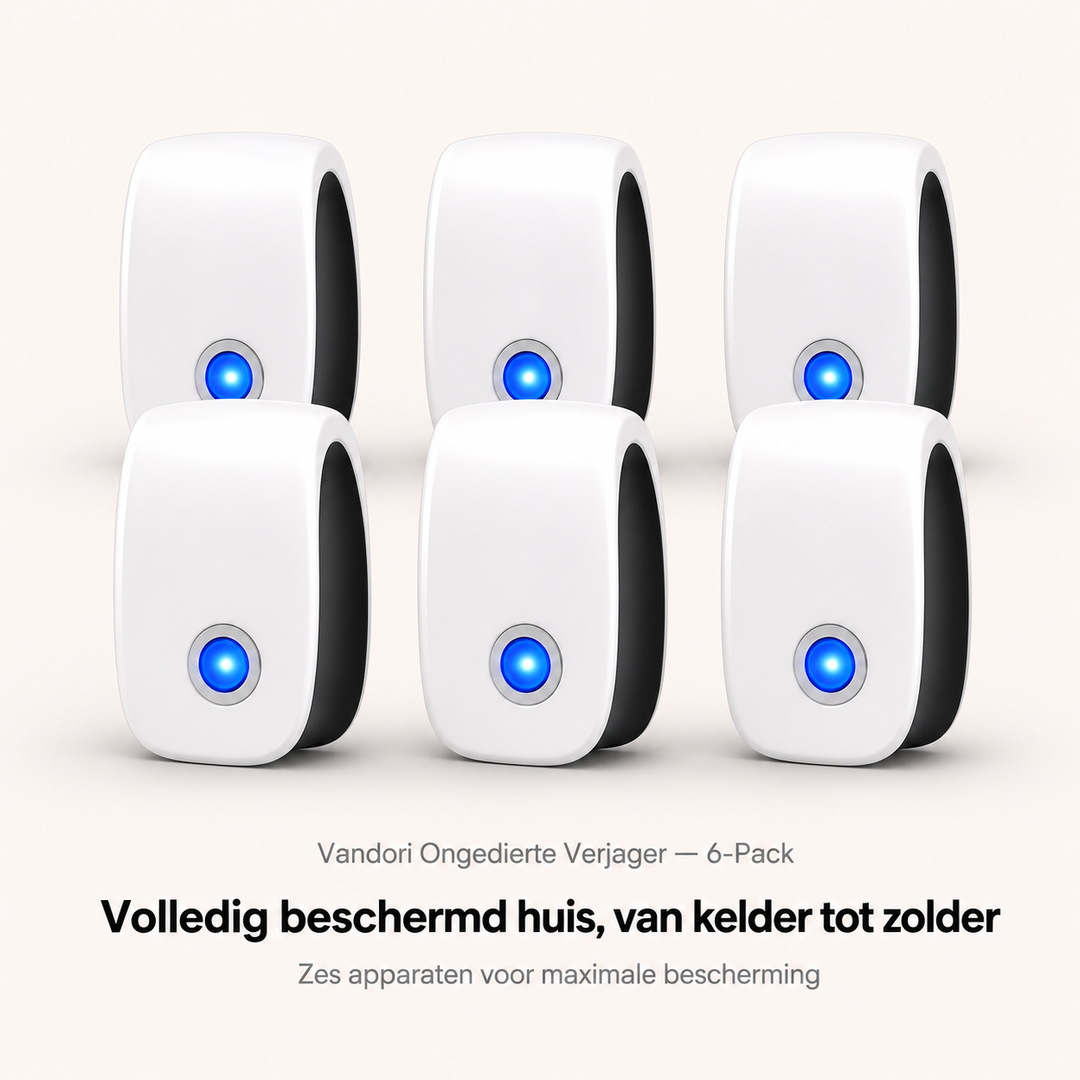 Ultrasone Ongedierte Verjager – Eindelijk rust in huis, zonder gif of vallen
