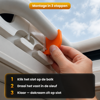 Roof Window Safety Lock – Drive with peace of mind, even at high speeds