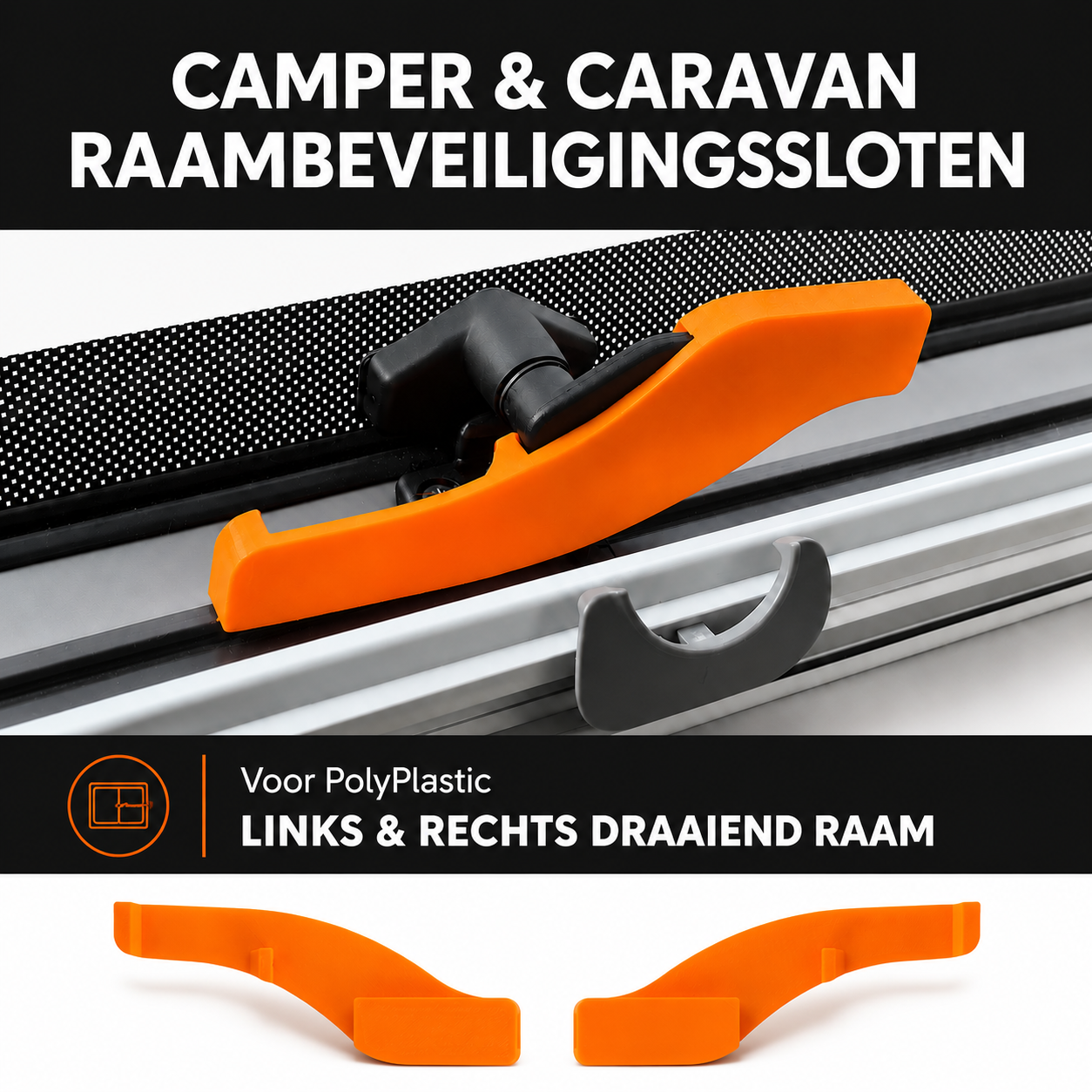 Camper Window Lock Set – Sleep Soundly with Extra Security for Your Camper