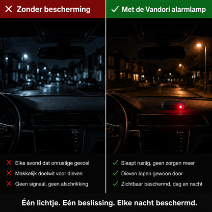Vandori Alarm Lamp (2-pack) — Scare off thieves while you sleep soundly
