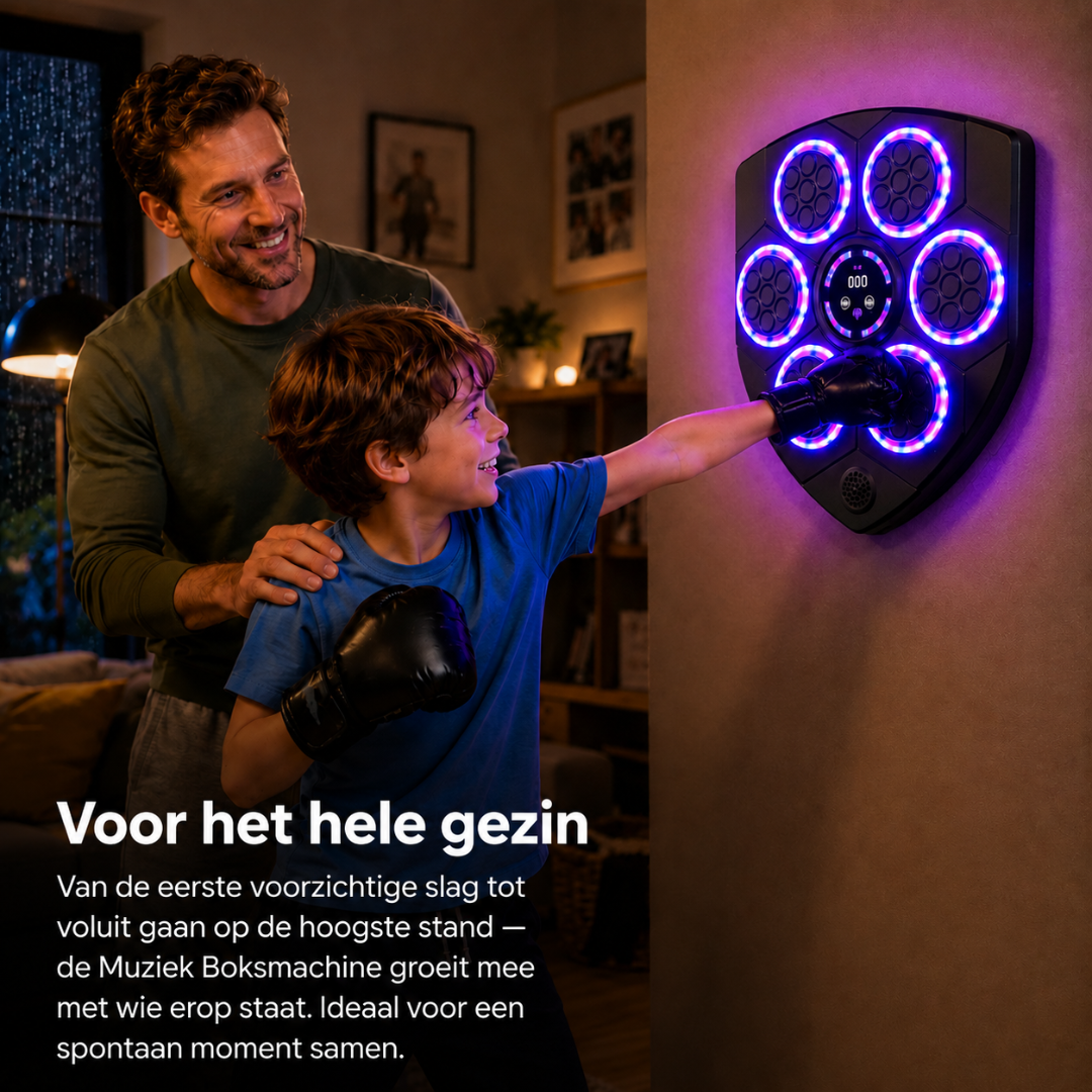 Muziek Boksmachine met Bluetooth - Boksen, bewegen en ontspannen in één