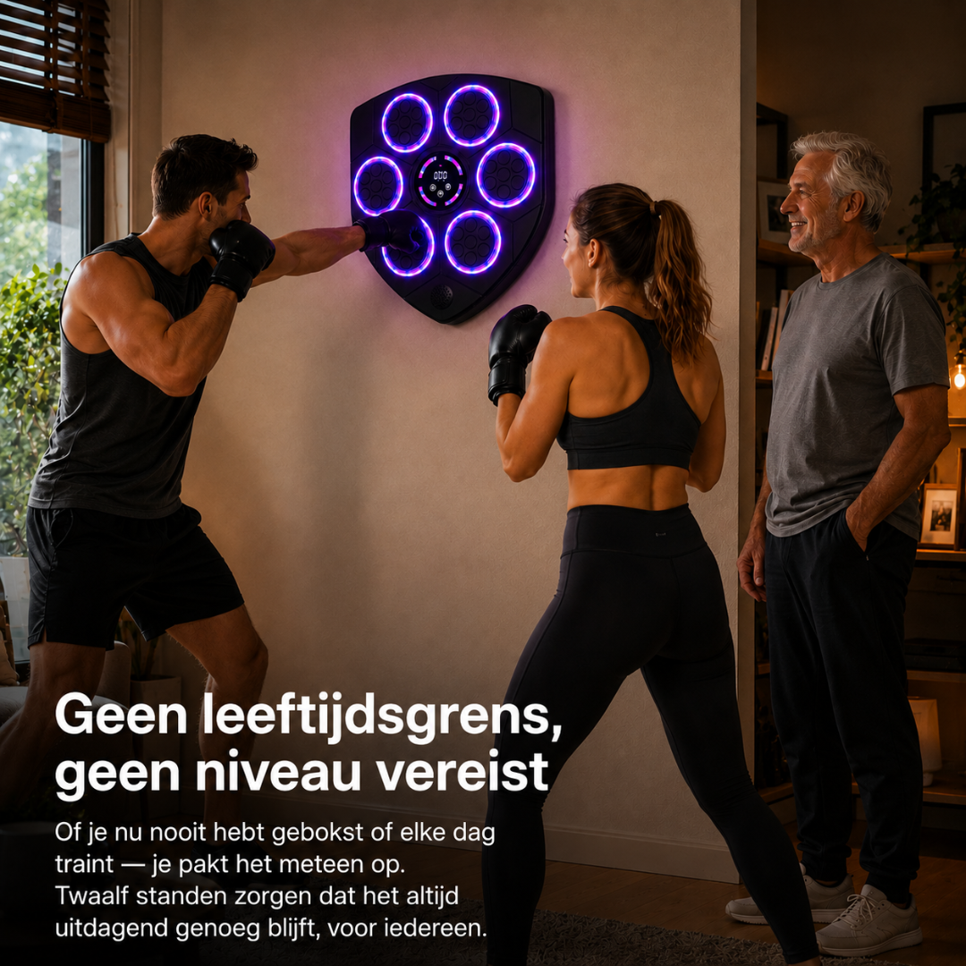 Muziek Boksmachine met Bluetooth - Boksen, bewegen en ontspannen in één