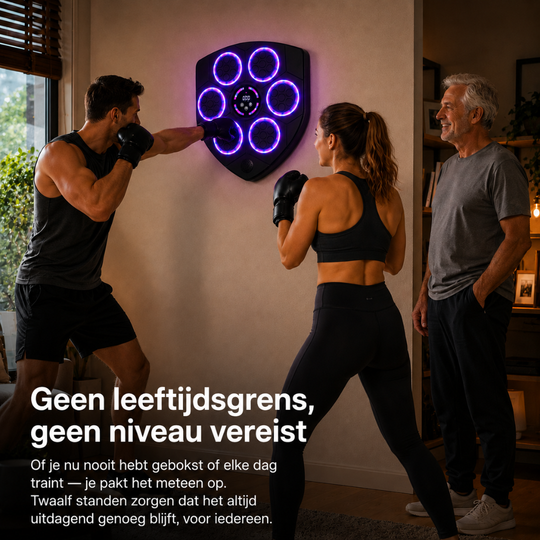 Muziek Boksmachine met Bluetooth - Boksen, bewegen en ontspannen in één