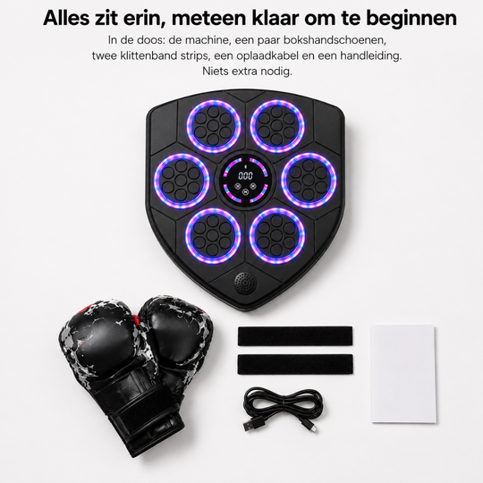 Muziek Boksmachine met Bluetooth - Boksen, bewegen en ontspannen in één