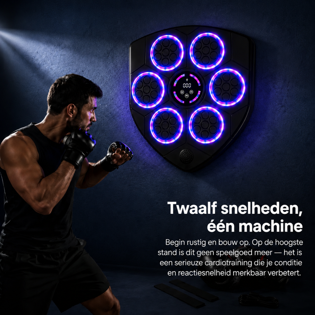 Muziek Boksmachine met Bluetooth - Boksen, bewegen en ontspannen in één