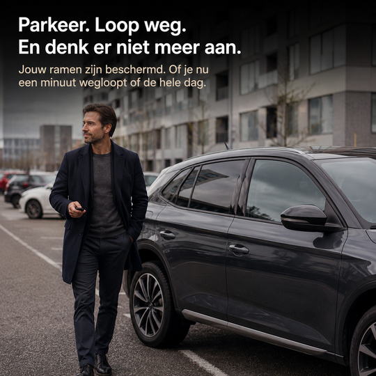 Veiligheidsfolie voor Autoramen – Houd gebroken glas op zijn plek bij een inbraakpoging