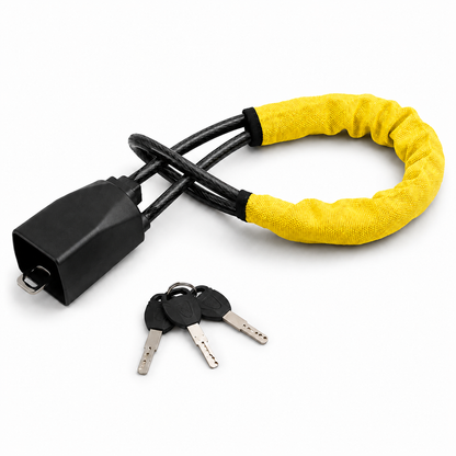 Steering Wheel Lock with Seatbelt Security – Lock your car in 10 seconds