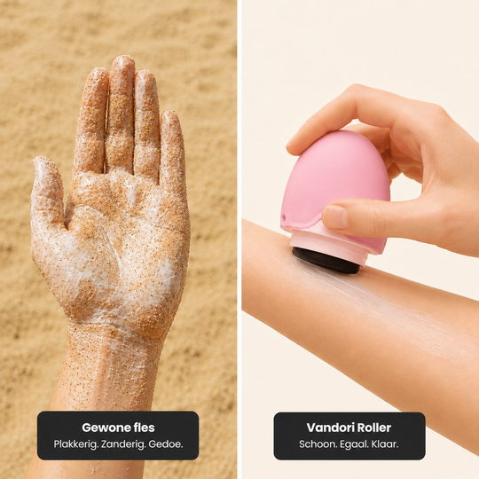 Navulbare zonnebrand roller – Smeer sneller, schoner en zonder geknoei