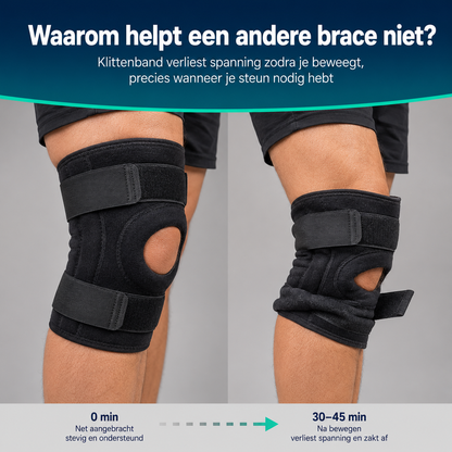 Verstelbare Kniebrace - Voor stabiele knieën zonder pijn bij elke stap